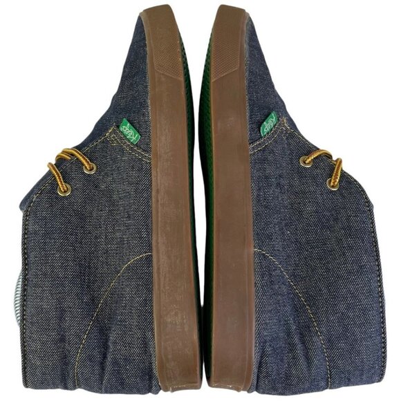 Keep Unisex Shaheen Shoe Size 10 Women 8.5 Men Non Slip Rubber Sole Mid Top Blue - Picture 2 of 11